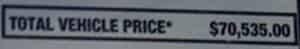 Corvette sticker price