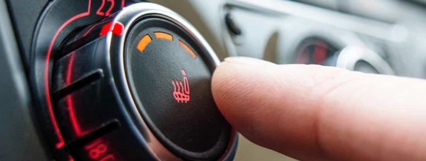 Heated seats are one of the top seven new car features to benefit kids.
